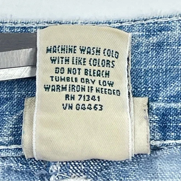 L.L. BEAN Vintage  Women's Denim Jean Skirt Classic Fit Flare Faded Blue Size 12 - Picture 6 of 10